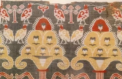 中原的丝绸的传入,对西域文化产生深远影响,楼兰古墓现精美丝绸